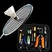 kowaku Starting Stringing Clamp Tool Set Tennis Racquet Clamp Cold Press Badminton Racket Plier for Tennis Racket