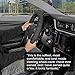 BDK Genuine Black Leather Steering Wheel Cover for Car, Medium (14.5