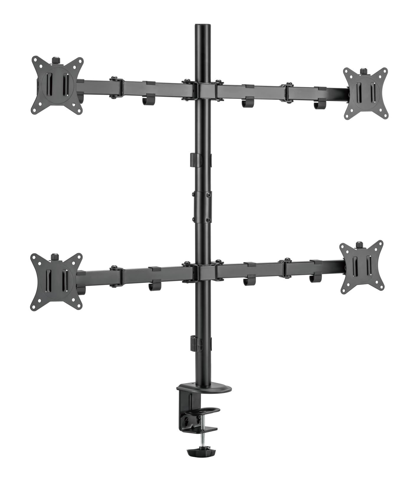 Soporte para monitor 4 pantallas - brazo para monitor - pantallas de hasta 32 pulgadas - giratorio giratorio giratorio
