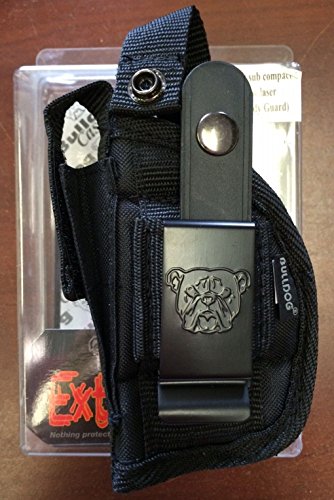 Bulldog Belt and Clip Ambi Holster (Fits Most Mini Semi Auto's 2/ Laser Or Tac Light