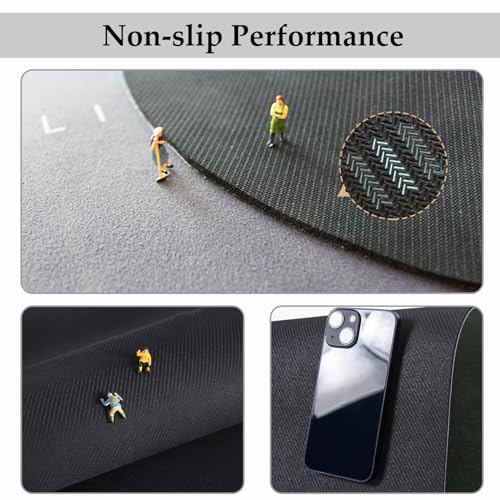 Image of ZVO Dish Drying Mat, Quick-Drying, Absorbent Underlay for Coffee Machine, Non-Slip Rubber Sole, Absorbent Drying Mat for Kitchen, Pets, Sink, 40 x 50 cm