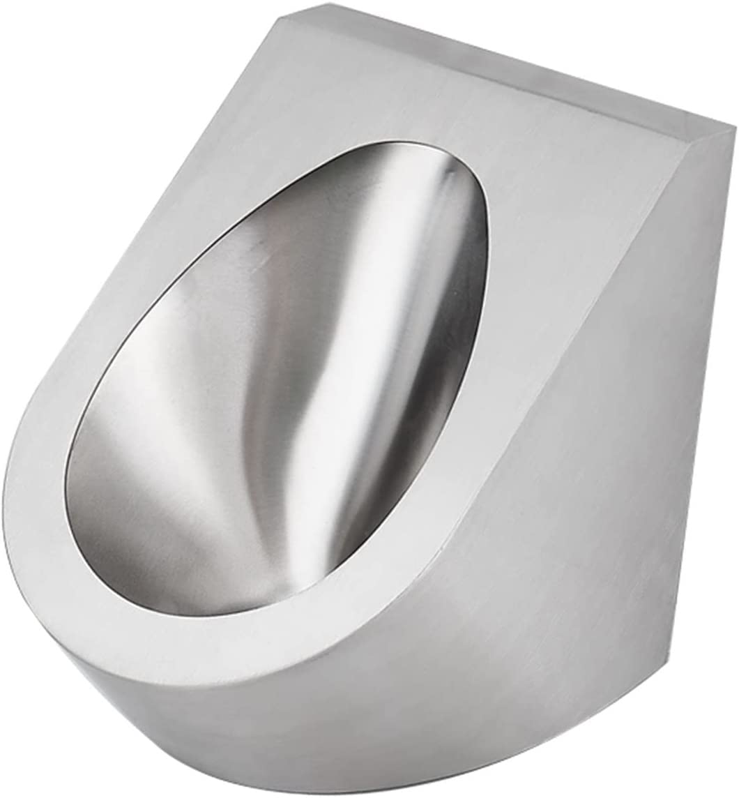 GTHTUHFD 304 Stainless Steel Urinal,Wall-Mounted Integrated Induction Urinal High-Efficiency Flushing Men'S Urinal,Bathroom Toilet Splash- Urinal,Shopping Mall/Hotel/Public T,Urinal