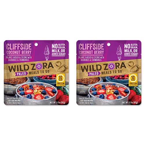Wild Zora Paleo Freeze Dried Meals for Backpacking & Camping - Healthy...