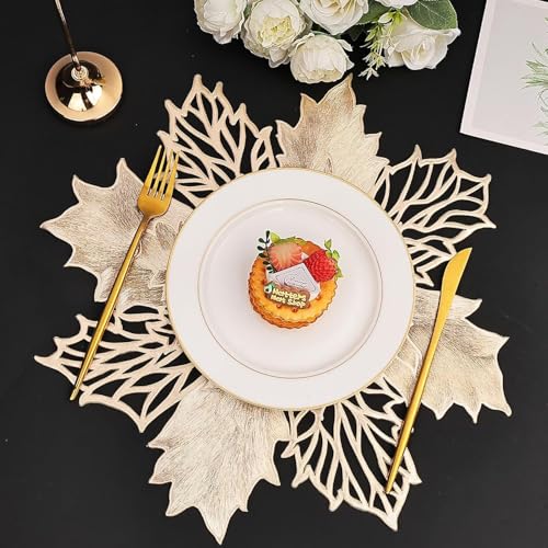Image of Dakshya Industries PVC Waterproof Round Table Placemat & Table Runner Combo Set | 6 Round Table Mats (38 x 38 cm) + 1 Table Runner | Heat Resistant, Washable, Non Slip Dining Table Decor (Durexen)