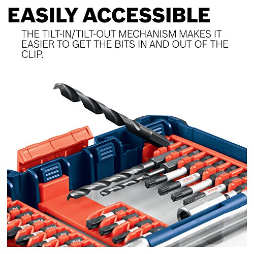 Bosch CCSPHV208 8Piece Impact Tough Phillips 2 In. Power Bits with Clip for Custom Case System