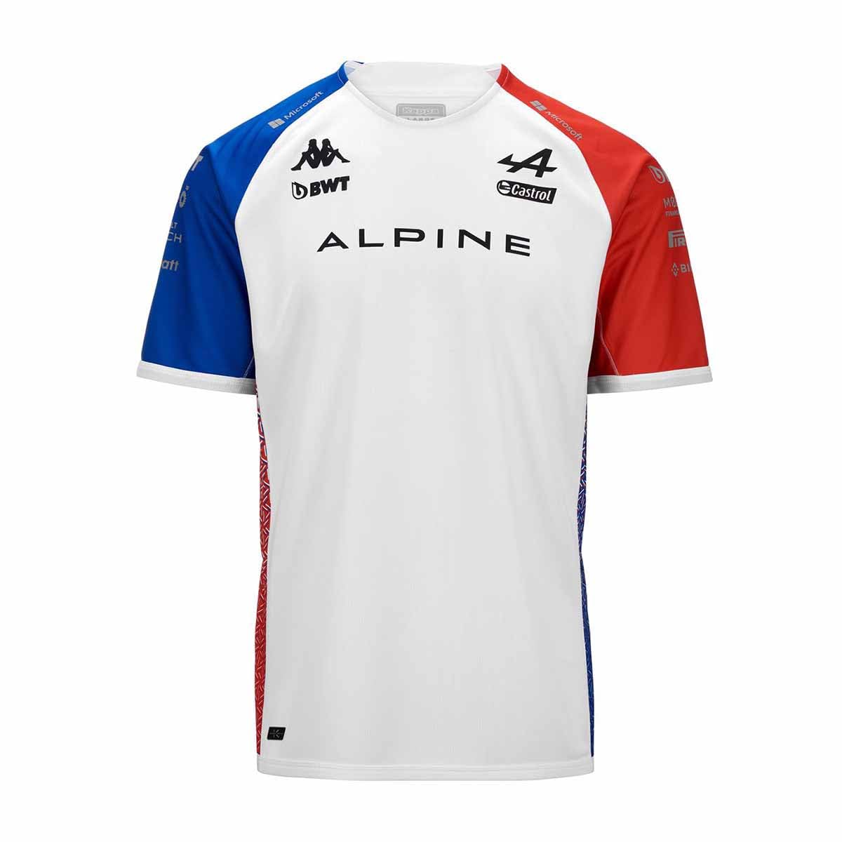 Kappa Kombat Gasly France Alpine F1 Act Maglia Unisex - Adulto