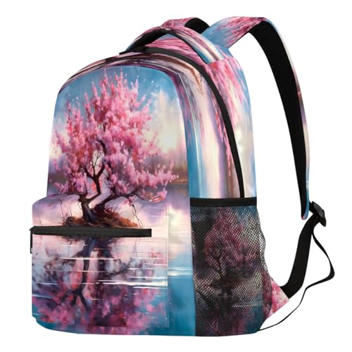 Sac à dos aquarelle motif floral 21L : grand confort et finitions soignées