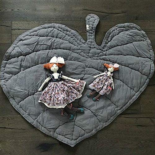 Image of Yuehuam Baby Cotton Play Mat Nursery Rug Crawling Pad Leaf Type Floor Cushion Carpet Baby Activity Mat for Kid Baby Infant Room Decoration