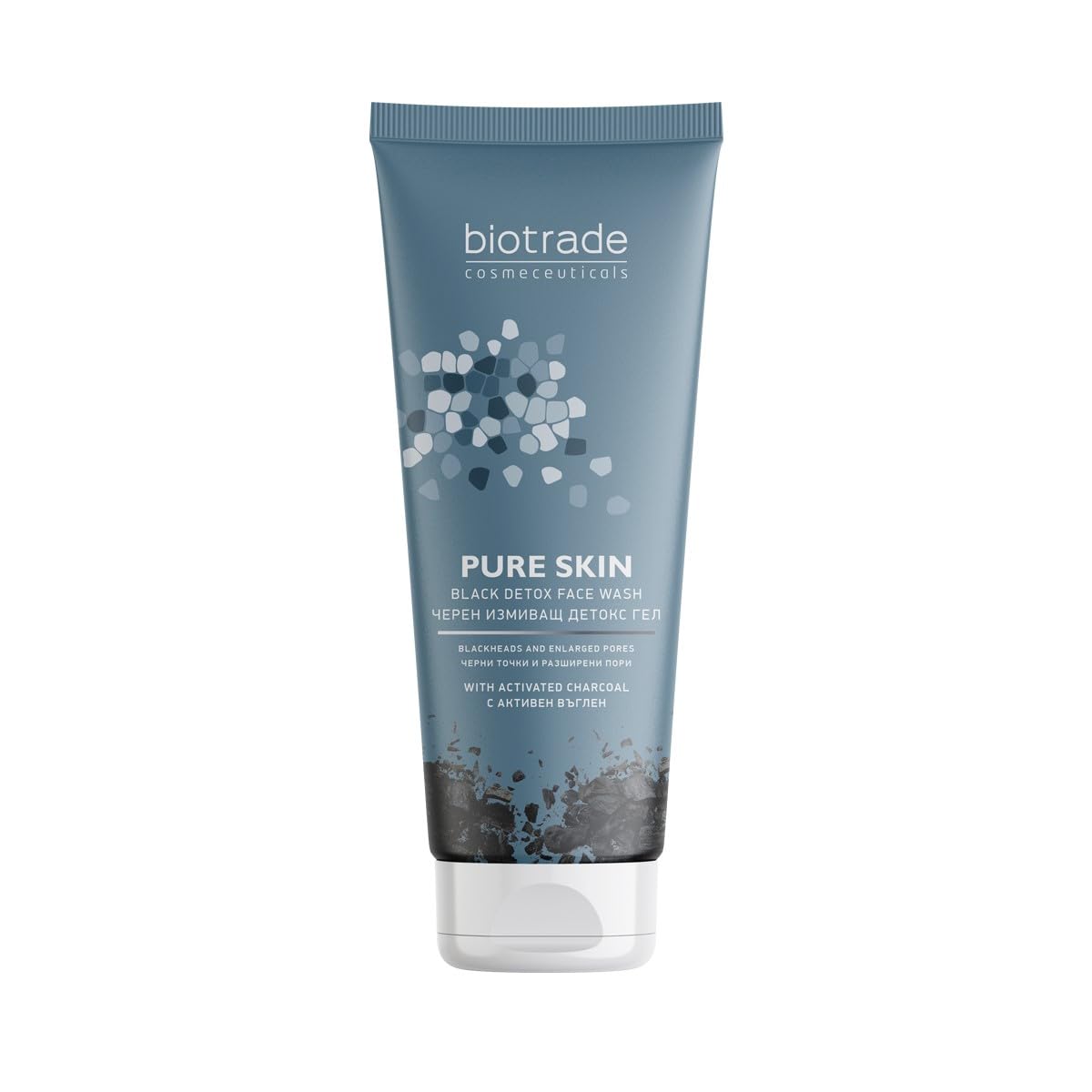 Biotrade Pure Skin Black Detox Face Wash Gel with Activated Charcoal