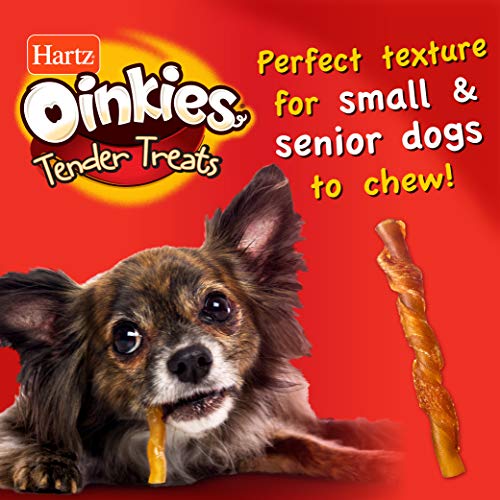 Hartz Oinkies Rawhide-Free Tender Treats Wrapped with Chicken Dog Treats Chews, 36 Count, Highly Digestible, No… - Image 4