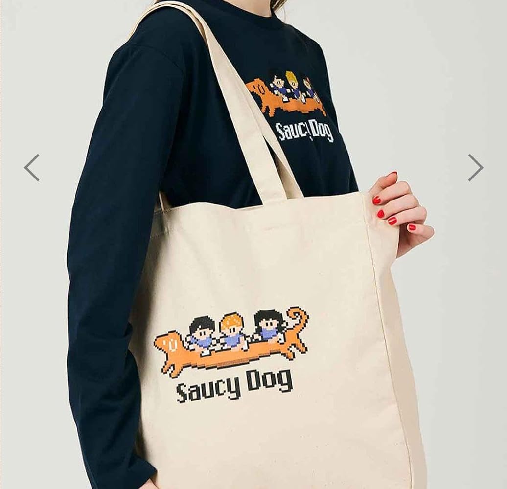 Saucy Dog トート　未開封　未使用 Amazon.co.jp: グラニフ ナガスギルイヌ Saucy Dog トートバッグ