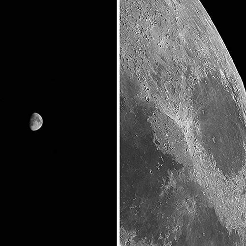 Brennweite, 600 mm, 90 Grad, tragbarer Refraktor-Teleskop, vollständig beschichtete Glasoptik, ideales Teleskop für… – Bild 7