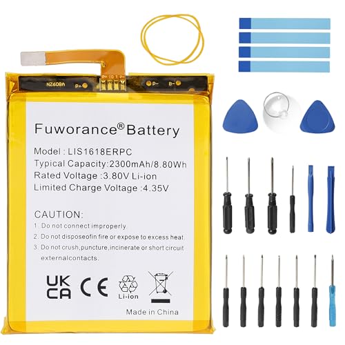 Fuworance 2300mAh 3.8V LIS1618ERPC Batterie de Rechange Compatible avec Sony Xperia E5 Dual Sim F3311 F3313 1298-9239 Téléphone Intelligent Mobile Batterie...