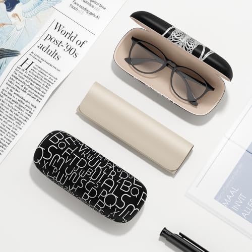 Image of Eyeglasses Case, Hard Shell Protective Case for Glasses, Unisex for Women Men