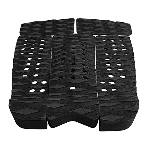 Jili Online 9X Non-Skid Front Foot Traction Pad Deck Grip & Tail Pad for Surf Board