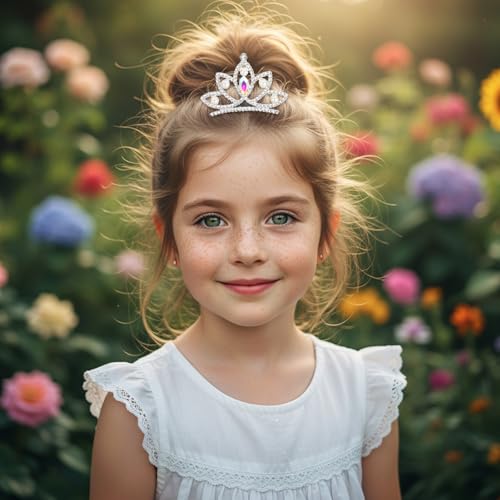 3 Pcs Mini Tiara Small Crown Hair Clip miniatura 5