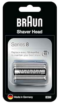 ブラウン シェーバー替刃 シリーズ8 網刃・内刃一体型 シルバー F/C83M d-n_braun83m