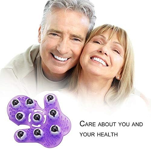 Miniatura 3 de Guante de masaje corporal con bola rodante, anticelulítico, alivio del dolor muscular, masajeador relajante para cuello, espalda, hombros, glúteos,