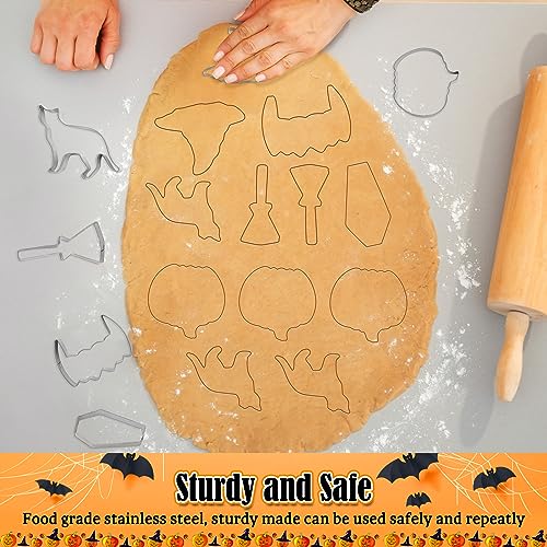 Lezmarket 18 Pcs Halloween Cookie Cutters Set thumb #5