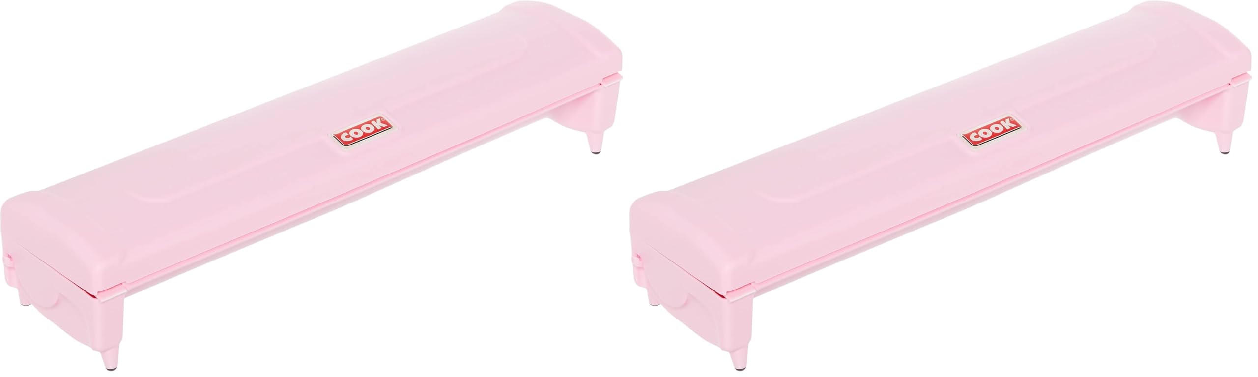 Cook Bas&Kes Streç Film Kesme Aparatı, 30 cm x 30 m, Pembe (2 paketi)