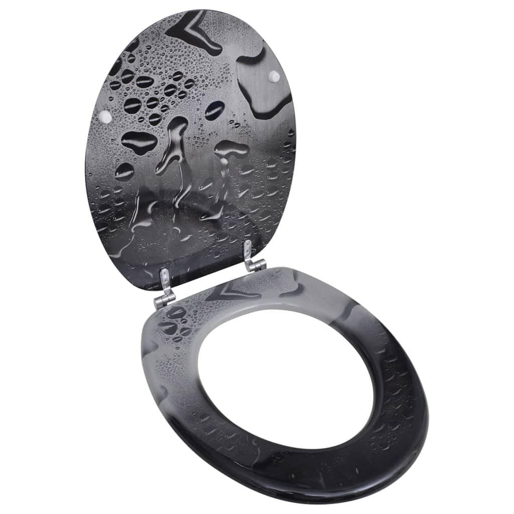 Sedile WC con coperchio a goccia d'acqua lunetta sedile WC 02_0002886