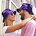 Purple Weed Marijuana Leaf Summer Fashion Beach Bucket Hat Unisex Outdoor Fisherman Cap