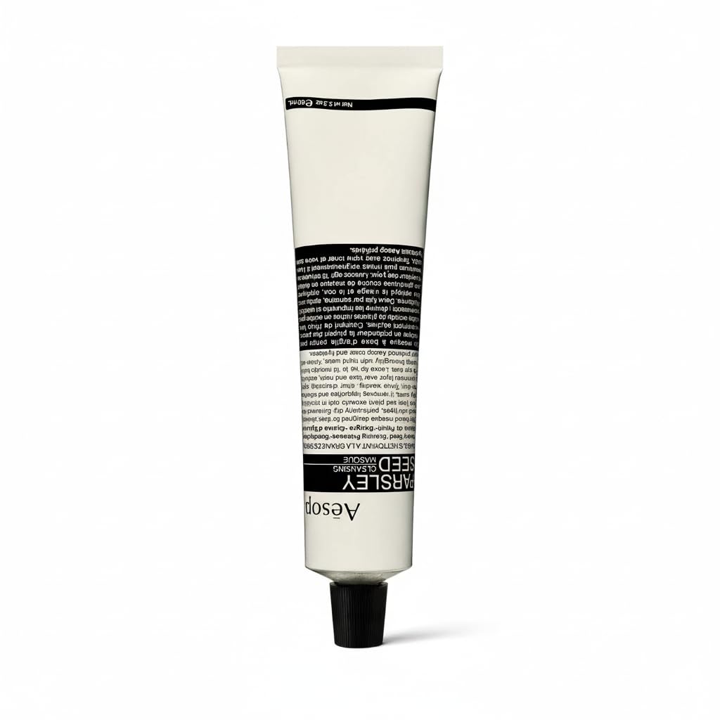 Aesop Parsley Seed Cleansing Masque | Clay Mask for Gentle but Deep Cleanse | Enhanced with Aloe Vera and Botanical Extracts | 2.3oz / 60mL