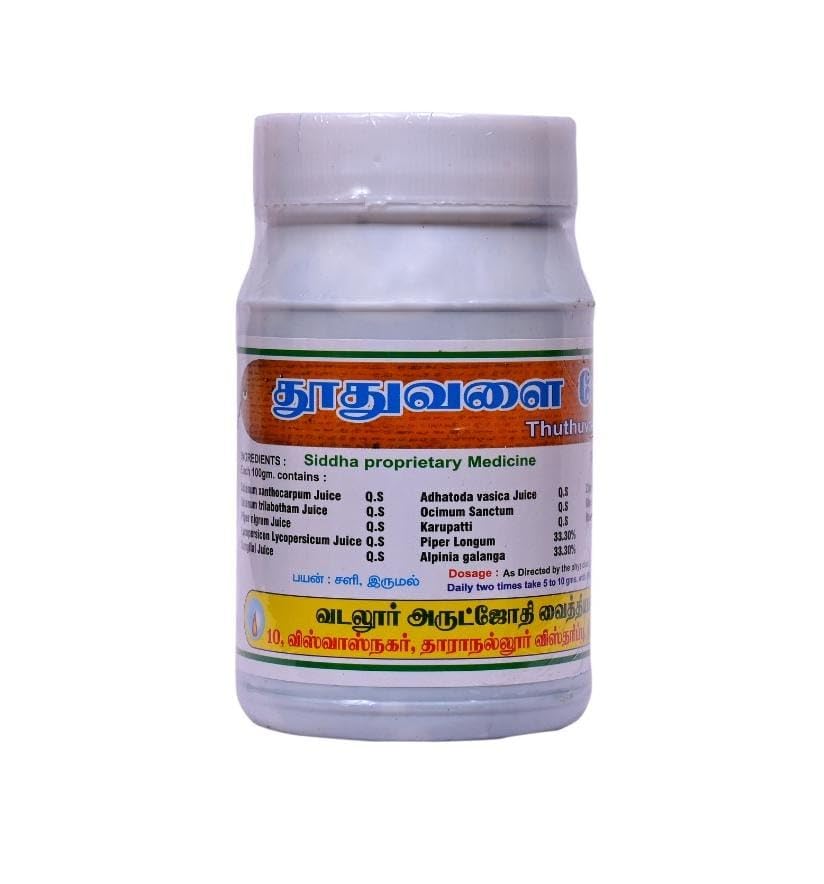 Thuthuvalai Lehiyam/cough and cold symptoms/bronchitis/Respiratory infections/Asthma/Solanum Trilobatum / 250 Gms (B0CND9JSDK) Amazon Price History, Amazon Price Tracker