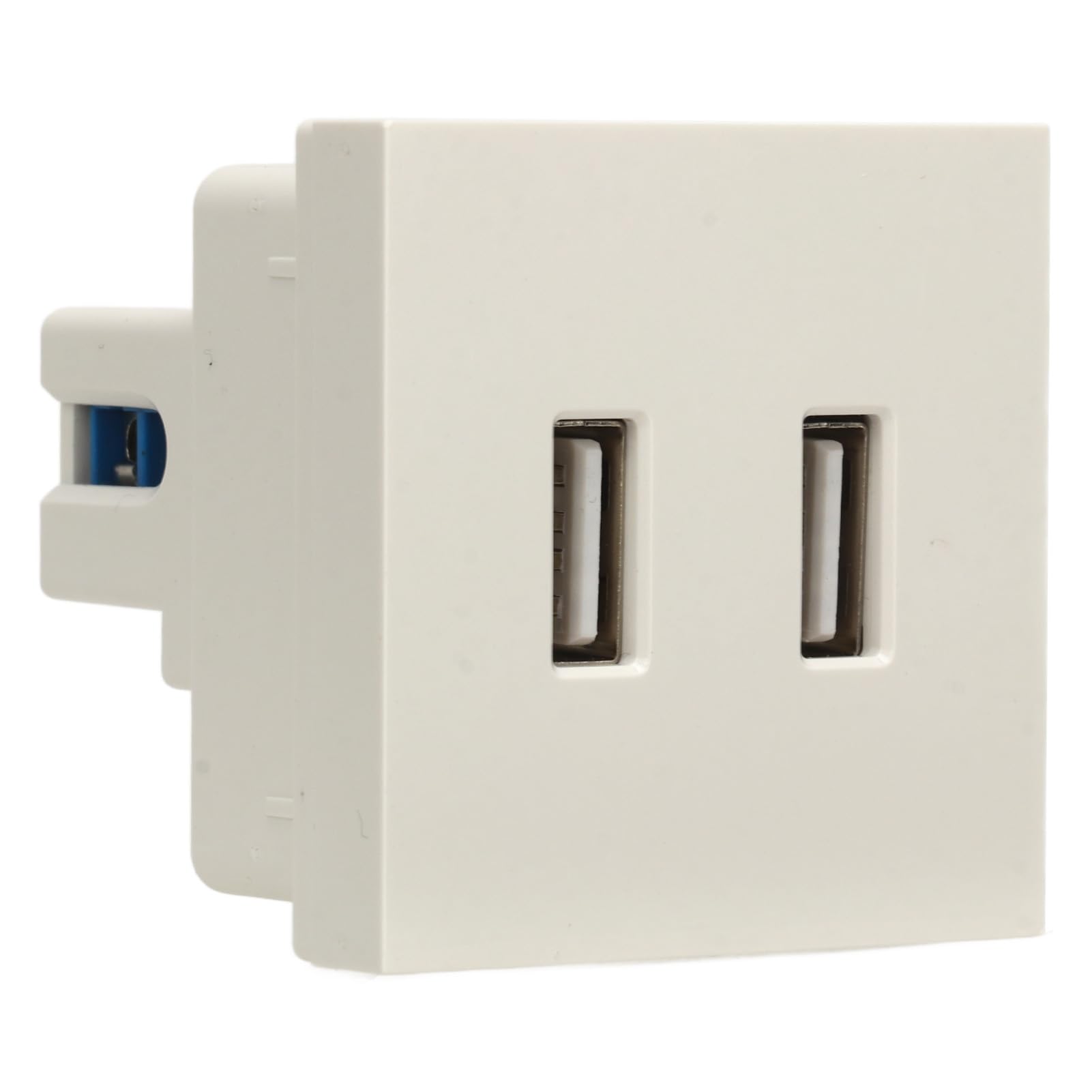 Fdit Prise Murale USB 10W 2 Ports DC5V2A Chargeur Double USB AC110-250V pour Maison Hôtel Camping-car