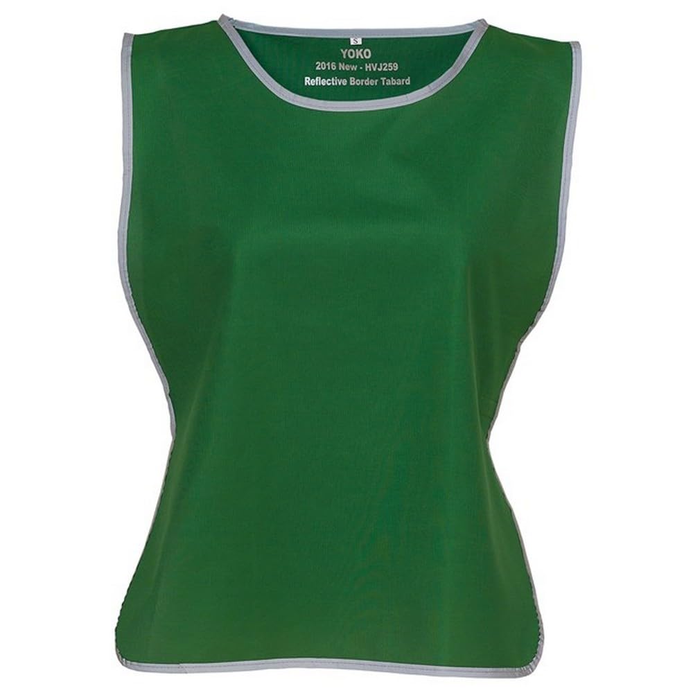 Yoko Paramedic Green Hi-Vis Reflective Border Tabard Child