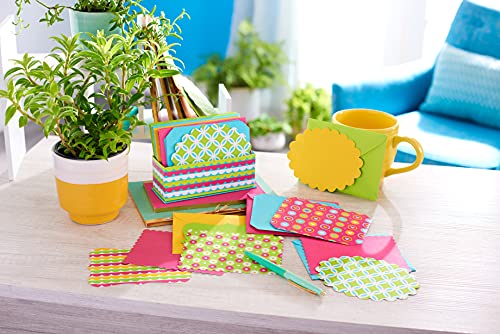 American Greetings Single Panel Blank Cards With Envelopes, Bright Colors, Patterns And Shapes (40-Count) #TOP7