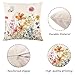 ONFAON Spring Decorations for Home - Spring Pillow Covers 18x18, Outdoor Pillow Covers Springtime Farmhouse Throw Pillow Cover Garden Linen Cushion Case for Home Decor
