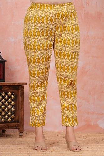Image of Women Cotton Printed Co-Ord Set Kurta with Pant Set | Cotton Floral Printed Anarkali Maternity Feeding Kurta with Zipper /Maternity