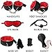 Neck to Wrist Ankle Behind Back Restraints Sex Kit for Couples Under King Adjustable Sexy Straps and Tie Downs for Adults Couples Queen Bed Bonage Kits Bedroom Toys Women Sweatshirt 0210-F03