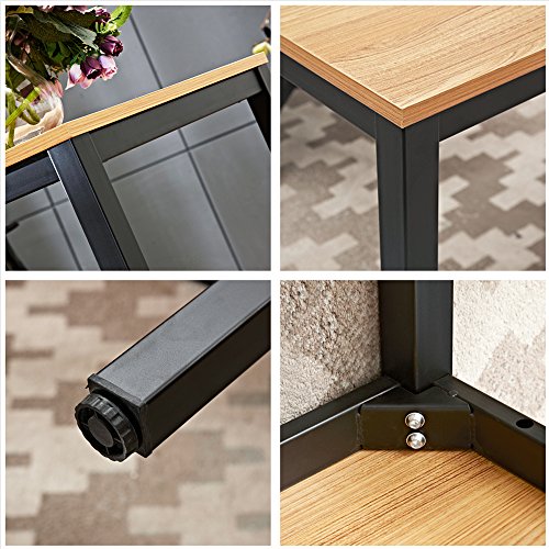 image for DlandHome 55 inches Large Computer Desk, Composite Wood Board, Decent 