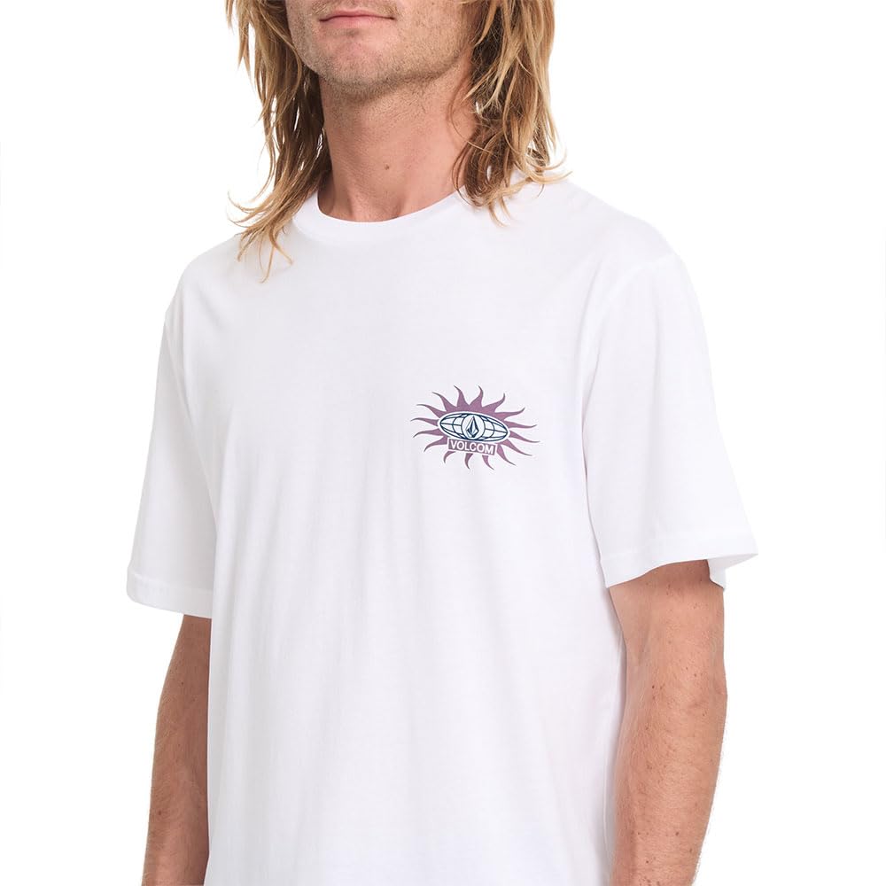 Volcom Camiseta De Manga Corta Sunlog Basic L