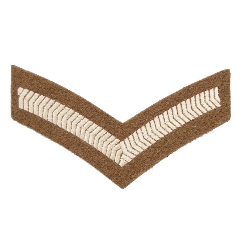 1 Bar Chevron Lance Corporal (LCpl) Small Arms School Corps Service Stripe - British Army Badge | Genuine Issue