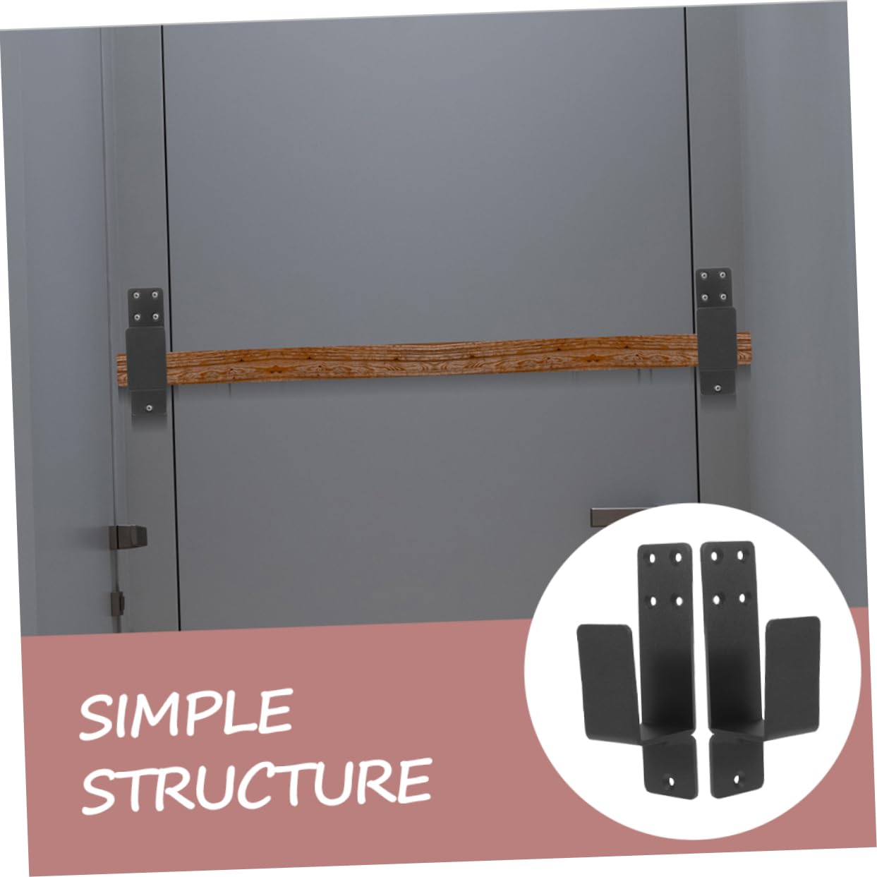 Supports De Barricade De Porte Réglables Supports Robustes Pour Sécuriser Portes Portails Sécurité Domestique Et Professionnelle