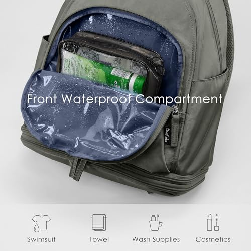 Image of Uselike Gym Backpack for Women Men, Lightweight Gym Bag with Shoe Compartment, Waterproof Workout Backpack with Wet Pocket