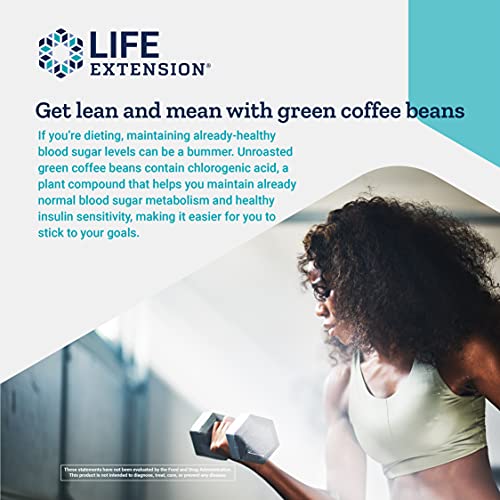Life Extension 01620 Coffeegenic Green Coffee Bean Extract – 50% Chlorogenic Acids – Gluten-Free, Non-Gmo – 90 Vegetarian Capsules thumb #3