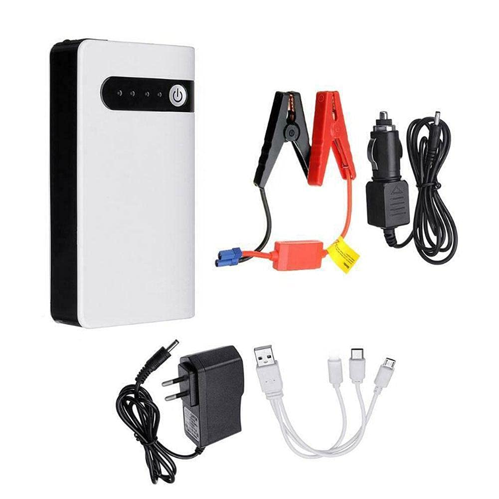 Booster Avviamento Auto Auto Jump Starter Avvio Dispositivo 20000Mah Battery Power Bank Auto Emergency Car Booster 12V Car Caricabatterie Mobile Carica Batteria per Auto(C)