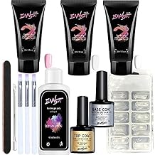 30ML Extension Gel Quick Builder Gel 12pcs/Kit Poly Nail ExtensionKit All-In-One Mixed Nail Enhancement Starter Gel Builder Nail Technician Set