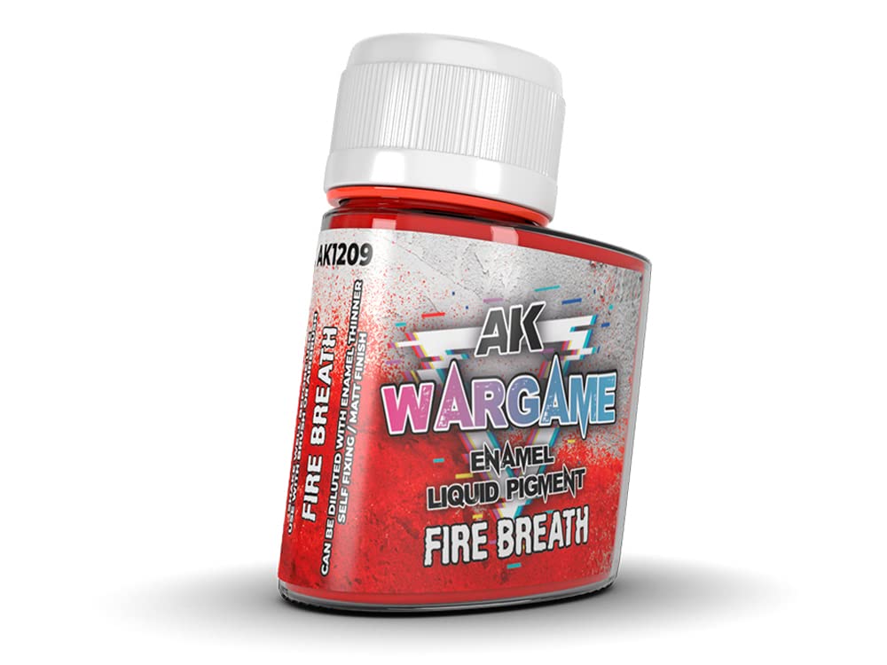 AK Interactive - Fire Breath Enamel Liquid Pigment 35ml - AK1209