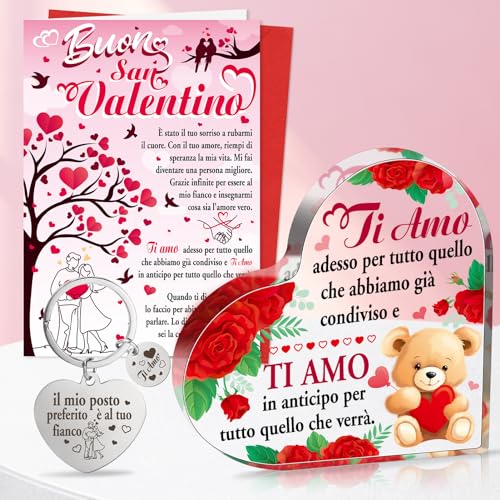 HOWAF Regalo di San Valentino per Lei per Lui, Targa
