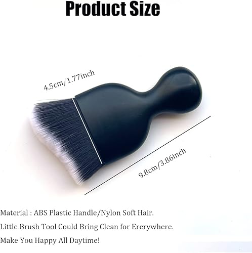 Miniatura 2 de Smeyta 1 cepillo para detalles de automóvil 1 unidad cepillos para detallar el interior cepillo suave para detallar el automóvil cepillo de detalles