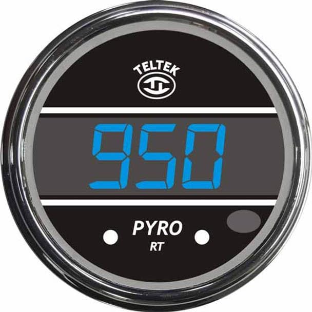 Replacement for Kenworth W900S Year 2016 Blue Digital Pyrometer Gauge W Bezel by Technical Precision