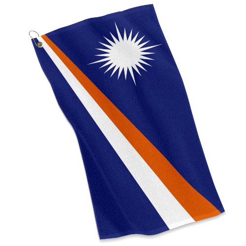 ExpressItBest Golf/Sports Towel - Flag of Marshall Islands - Marshallese