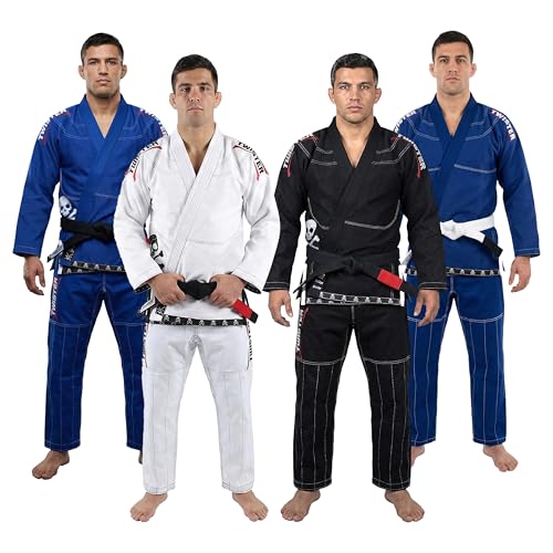 TWISTER FIGHT WEAR Progress BJJ Gi | �h�k���H�p�[���D�� 475g | �u���W���A���_�p���j�t�H�[�� �t���[�z���C�g�x���g, �u���b�N, A1