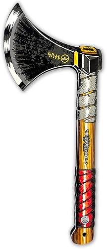 Miniatura 7 de Liontouch - Hacha vikinga  para niños mayores de 3 años  Juguete medieval de espuma de Chief Harald's para pequeños guerreros y juego de simulación