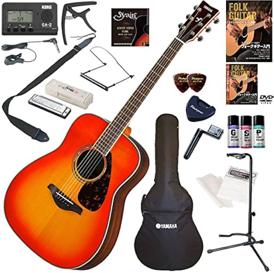 Amazon | YAMAHA アコースティックギター初心者入門 ハーモニカも入っ